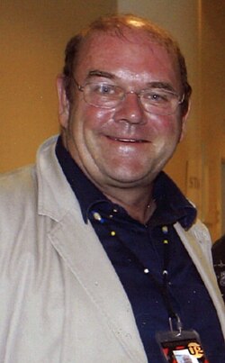 Paul McGuinness, manager of U2, at the Stade de France